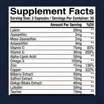 15-in-1 Macular Defense & Vision Support